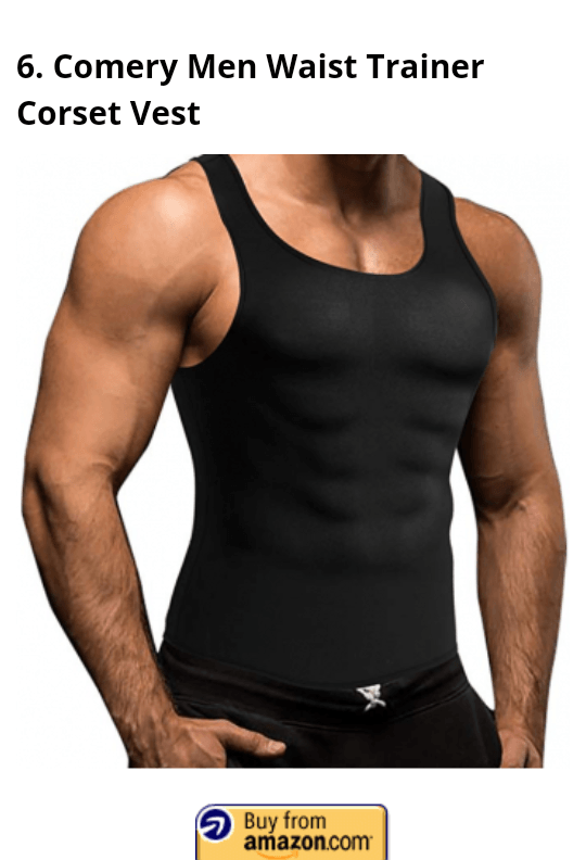 BRABIC Men Sauna Sweat Vest Tank Top Shirt for Weight Loss Waist Trainer  Workout